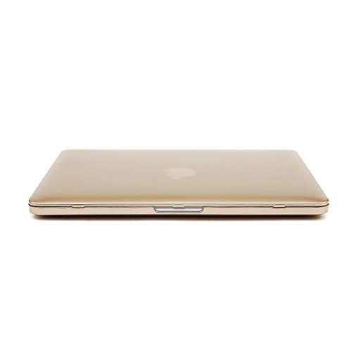 MOSISO Ultra Slim Plastik Hartschale Schutzhülle Hülle Snap Case für Macbook Pro 13 Zoll mit Retina Display NO CD-ROM Drive (A1502 / A1425), Gold - 4