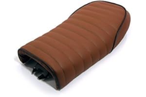 ‎ALCHEMY PARTS Braune Universal Sitz Für Cafe Racer/Streetfighter/Scrambler/Hof Bau Motorrad Modelle