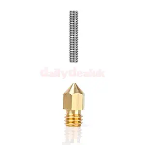 Generic Nozzle and Throat Set for Makerbot 1. 75mm 3D Printer Extruder