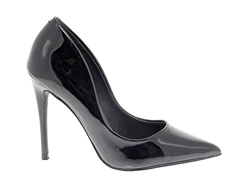 Preisvergleich Produktbild Steve Madden Damen Daisieblk Schwarz Lackleder Pumps