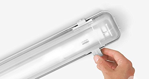 OSRAM LED-Feuchtraumleuchte G13 SubMarine T8 / LED-Röhre 120cm Länge / diffuse Abdeckung, IP65 / kaltweiß – 4000K - 8