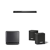 Bose  Soundbar 700 Barre de son avec Alexa d'Amazon intégrée - Noir + Module de basses 500 Noir + Enceintes  Noir