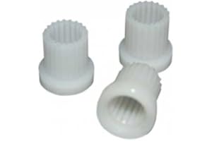 TML Adaptador de mango estriado de plástico 20:21 para válvulas Franke, modelos de grifo Triflow Doric Corinthian Moderne Tradition Trend Olympus Kubus