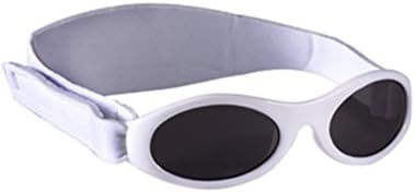BabyBanz and KidsBanz- Sunglasses age 0-2 and 2-5 years-100% UV protection-Comfort Style (0-2 Yrs, ARCTIC WHITE)