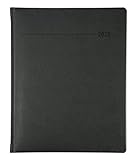 Manager-Timer Tucson schwarz 2020 (22 x 27) - 1 Woche 2 Seiten - 160 Seiten - Cheftimer - Tucson-Einband - Terminplaner - Notizbuch by