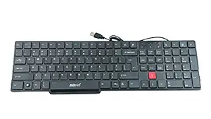 Adnet AD 510 Wired USB Laptop Keyboard (Black)