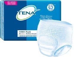 Preisvergleich Produktbild TENA Protective Underwear Plus Absorbency - Size: Large (45-58) - Case of 72 by TENA