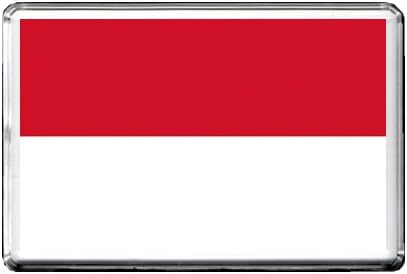 INDONESIA INDONESIAN FLAG - JUMBO FRIDGE MAGNET