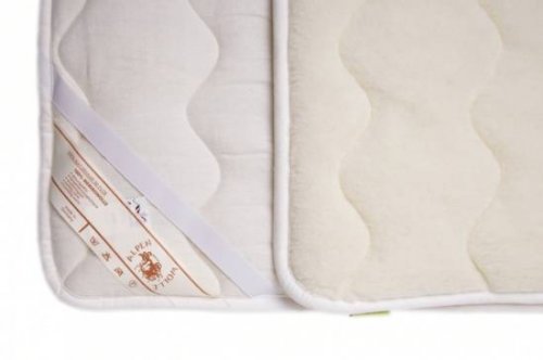 Unterbett 70×140 Kinderbett , Matratzenauflage Matratzenschoner Unterbett 100% Wolle Merinowolle - 3