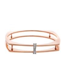 Señorías Misaki pulseras de oro rosa enjoyyourcamera doble grande QCRBCUFFDOUBLEL