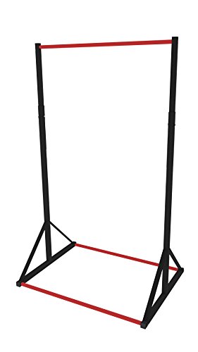 PROFI Klimmzug Stange bis 240cm Kraft Station Dip Rückentrainer 2x Verbindungsrohr Muscle up - 4