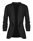 Gelegenheiten: Dies ist keine gewöhnliche Blazer Jacke. Weiches und leichtes Material macht es atmungsaktiv und bequem. Geeignet für das ganze Jahr. Groß für Gelegenheits, formelle, Geschäftskleidung und andere spezielle Fälle. Ob für einen legeren oder einen professionellen Look, dieser Blazer macht Sie definitiv umwerfend.