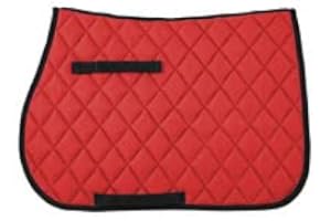 Pfiff 101534 Basicline VS Schabracke, Sattelunterlage, Pony Rot