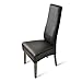 Produktbild SAM® Polster-Stuhl in schwarz, Esszimmer-Stuhl mit Samolux®-Bezug, massive Holzbeine in Pinien-Optik, Design-Stuhl für Küche und Esszimmer, 2. Wahl [521321]