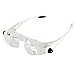 Price comparison product image KKmoon 4.0X 360mm Magnifier Loupe Bracket TV Glasses Goggles Magnifying Glass Headband with Phone Holder Glasses Case