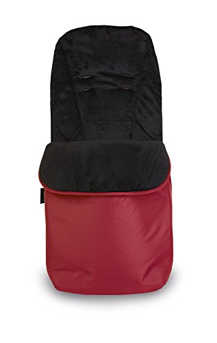 UNIVERSAL FOOTMUFF COSY TOES FITS BUGGY & ALL PUSCHAIR ACCESSORIES - RED