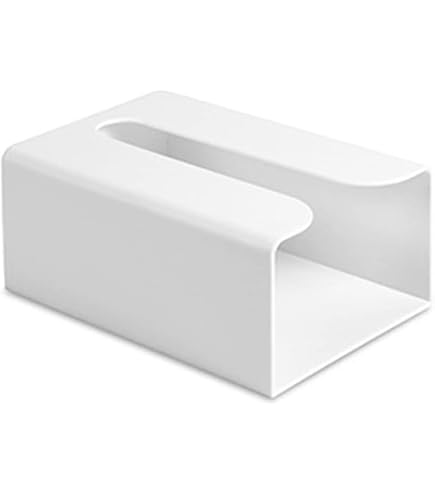 Wandmontage Weefseldoos Houder - Zelfklevend, Stijlvol Design Voor Keuken, Badkamer Of Slaapkamer - Wit