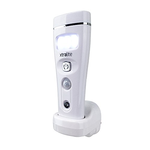 Nitesafe Slim Sensor Rechargeable Torch- 4 Function LED Night Light, Torch and Work Light