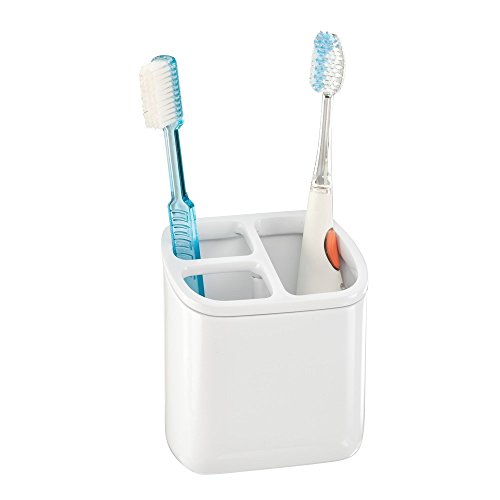 InterDesign 13310EU Affixx Zahnbürstenhalter, weiß - 3