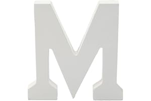 HOME SOLAZZIA Letras y números de Madera Decorativa 15cm (M)