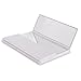 Modern Compact And Portable Tri-Fold Out White Battery Operated Love Heart LED Make Up Cosmetic Vanity Mirror Light