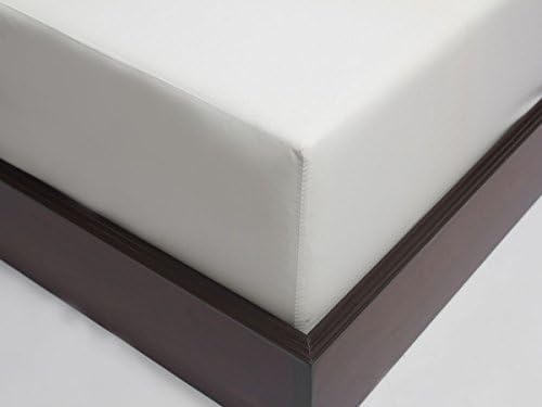 1 New White Full Fitted Bed Sheet T-200 Percale Hotel Linen by Union Hospitality