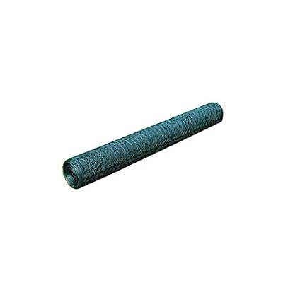 vidaXL Grillage plastifié vert à mailles hexagonales