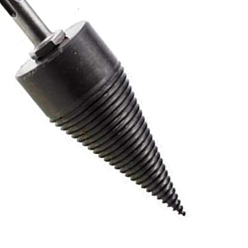 Preisvergleich Produktbild EdBerk74 Weichai-Bohrer Holzhacken Spaltwerkzeug Spaltkegel Holzspalter Holzbrechmaschine Holzbrecher Brennholzhacker-silber