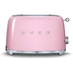 Smeg tSF01PKEU grille-pain 2 tranches pour la cuisine motif cadillac rose kleingerät nostalgie