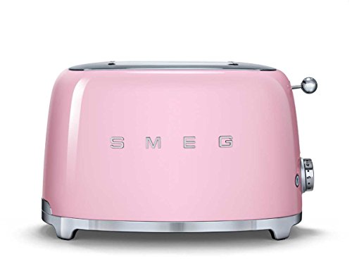 Smeg tSF01PKEU grille-pain 2 tranches pour la cuisine motif cadillac rose kleingerät nostalgie