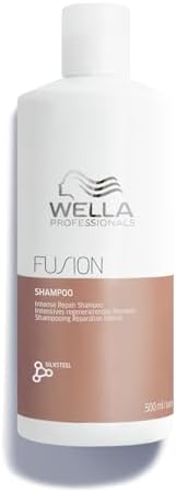 Wella Professionals FUSION Shampoo - Tecnologia Wella Professionals per capelli setosi - Shampoo professionale per capelli con aloe vera e vitamina E 500ml