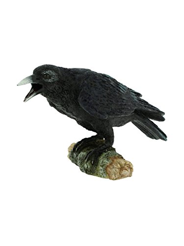 JapanAttitude Figurine Raven's Call, Corbeau sur Bois de 20cm, Gothique ésotérique médiéval