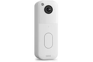 Videotimbre Blink adicional (última generación) | Vídeo HD de cuerpo entero, autonomía de dos años, configuración sencilla, IP-65 | Requiere un módulo de sincronización, no incluido | Blanco