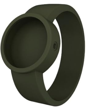 O clock Unisex-Wechselarmband für Armbanduhr grün Silikon 32 mm COVERS_VO