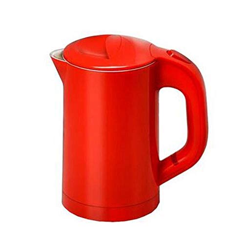MDL Bouteille d'eau de voyage, petite capacit double chaud rapide portable mini-bouilloire en acier inoxydable double isolation (Couleur : Red)