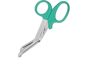 COMDENT Forbici da trauma per bende di primo soccorso, multiuso, 19 cm, colore: verde
