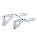 Produktbild A J S Shelf ZTH Metallregal Metallstativ Lastzwickelhalterung Wandhalterung Halterung 100x250mm A+ (Farbe : B)