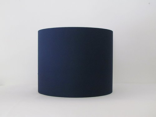 Handmade Navy Blue Brushed Copper Lined Lampshade Lightshade