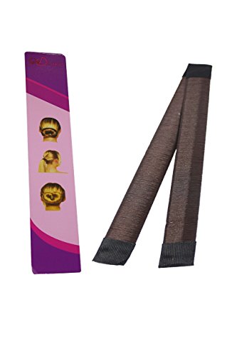 ColdDesire 2er Pack Haar Styling Donut Hair Bun Maker für Damen Fashion / Perfekt für langes und dickes Haar geeignet - 4