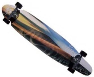 Krown - Longboard complete board Skateboard Dunes II Kicktail Longboard Complete Complete with Koston ball bearings