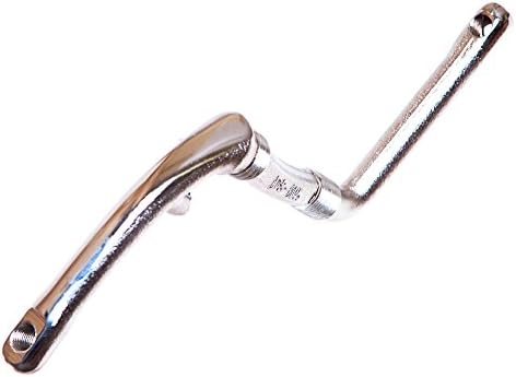 Bankrupt surplus BMX ONE 1 PIECE BIKE CRANK DS 115mm SILVER (standard size) for 1/2" PEDALS NEW