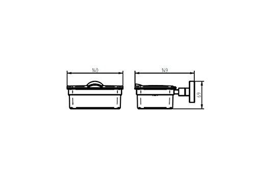 Haceka Kosmos Chrome 1110107, Feuchtpapier-Box - 4