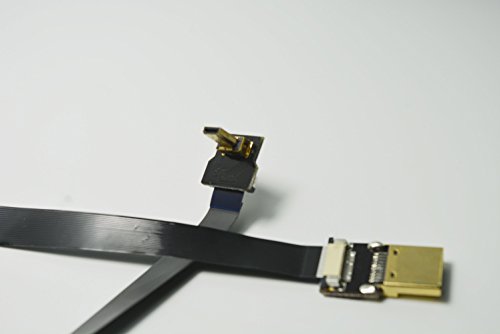 Neue schwarze FPV HDMI Kabel Micro Schnittstelle zu Standard-Schnittstelle für GH4 BMPCC A5000 A6000 A7S A7R 90 Grad DJI 60CM - 7