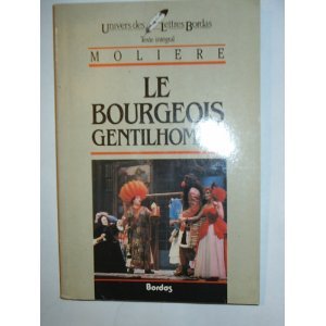 couverture de : Le bourgeois gentilhomme