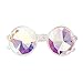 Price comparison product image Morwind Sunglasses for Women, Kaleidoscope Glasses Rave Festival Party EDM Sunglasses Lightweight Glass Diffracted Lens For Christmas Halloween Party (Clear)