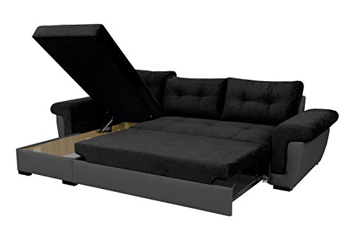 Sofafox Corner Sofa Bed With Storage Amazon Co Uk Kitchen Home