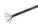 Produktbild Monoprice Cat 6 Ethernet-Kabel (Kupfer, blank) schwarz 1000ft FT