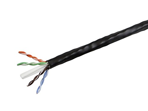Preisvergleich Produktbild Monoprice Cat 6 Ethernet-Kabel (Kupfer, blank) schwarz 1000ft FT