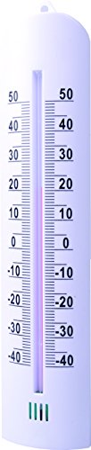 TECHNOLINE Wetterstation Wetter-Thermometer, schwarz, 6 x 1,5 x 28 cm, WA 1035