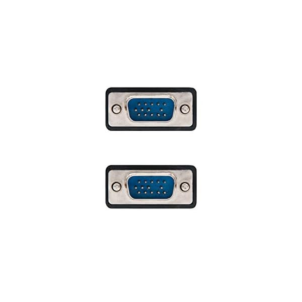 NANOCABLE 10.15.1303 - Cable SVGA para Monitor y proyector, HDB15/M-HDB15/M, Macho-Macho, Negro, 3mts - Image 4